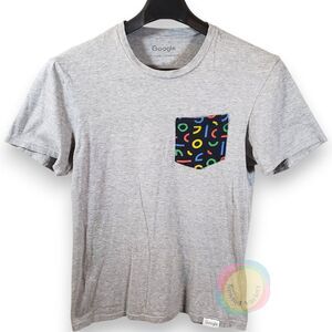 Official Google Merchandise Store Pocket Tee Gray M